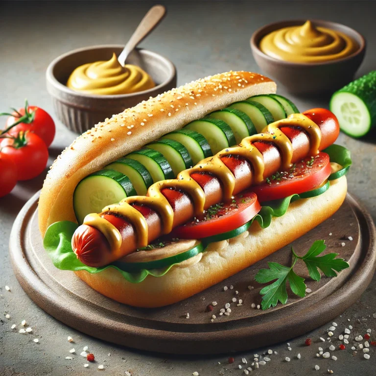 Hot Dog Sandwich served